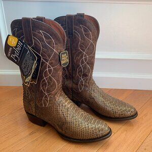 Dan Post‎ Men's Bayou Python Cowboy Boot DP3074 Men’s Size 11.5 EW